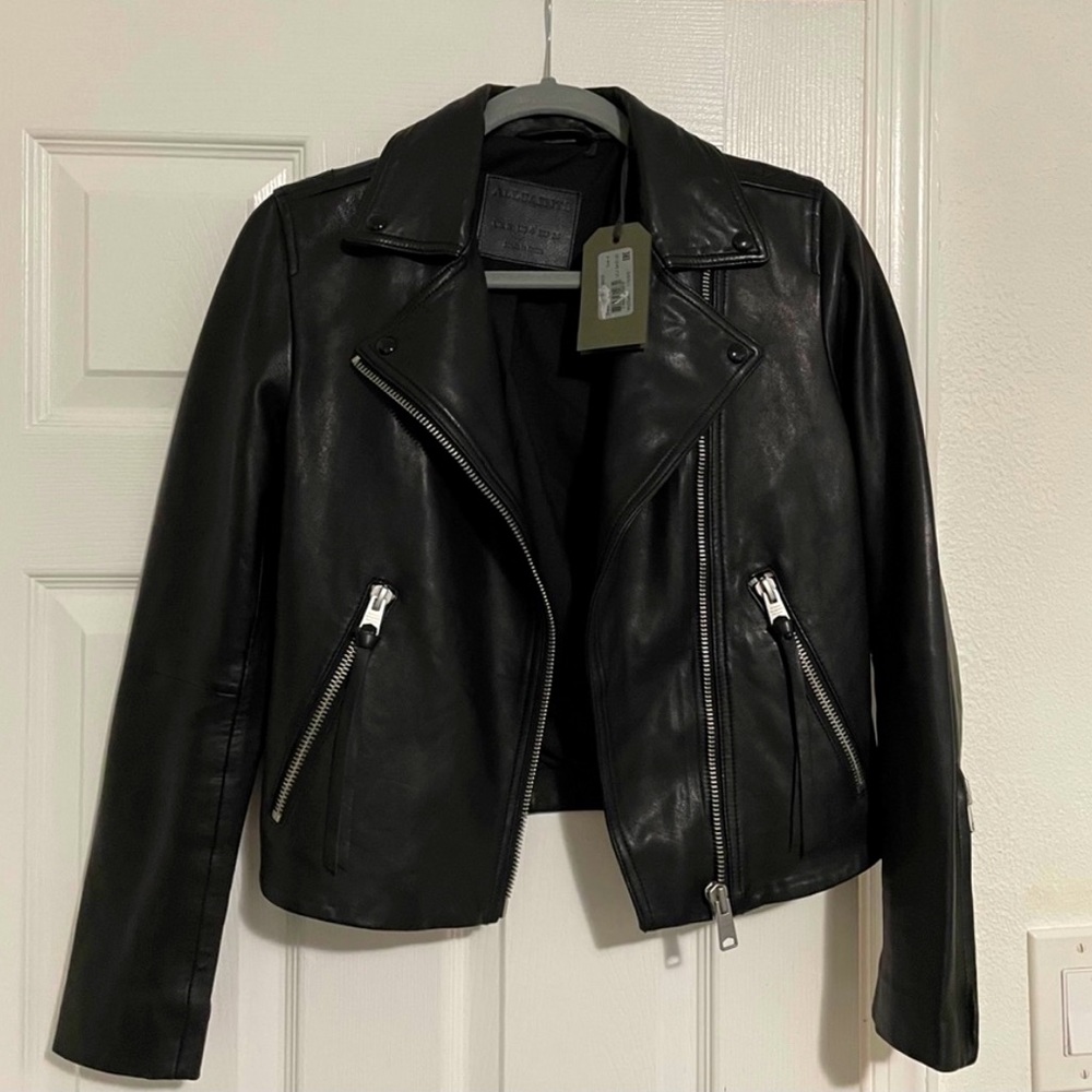 Allsaints Dalby Leather Biker Jacket